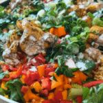 chicken kabob salad