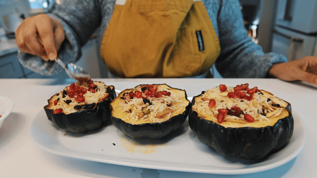 stuffed acorn squash