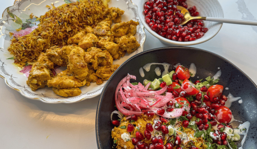 Crispy Rice Salad with My Afghan Twist